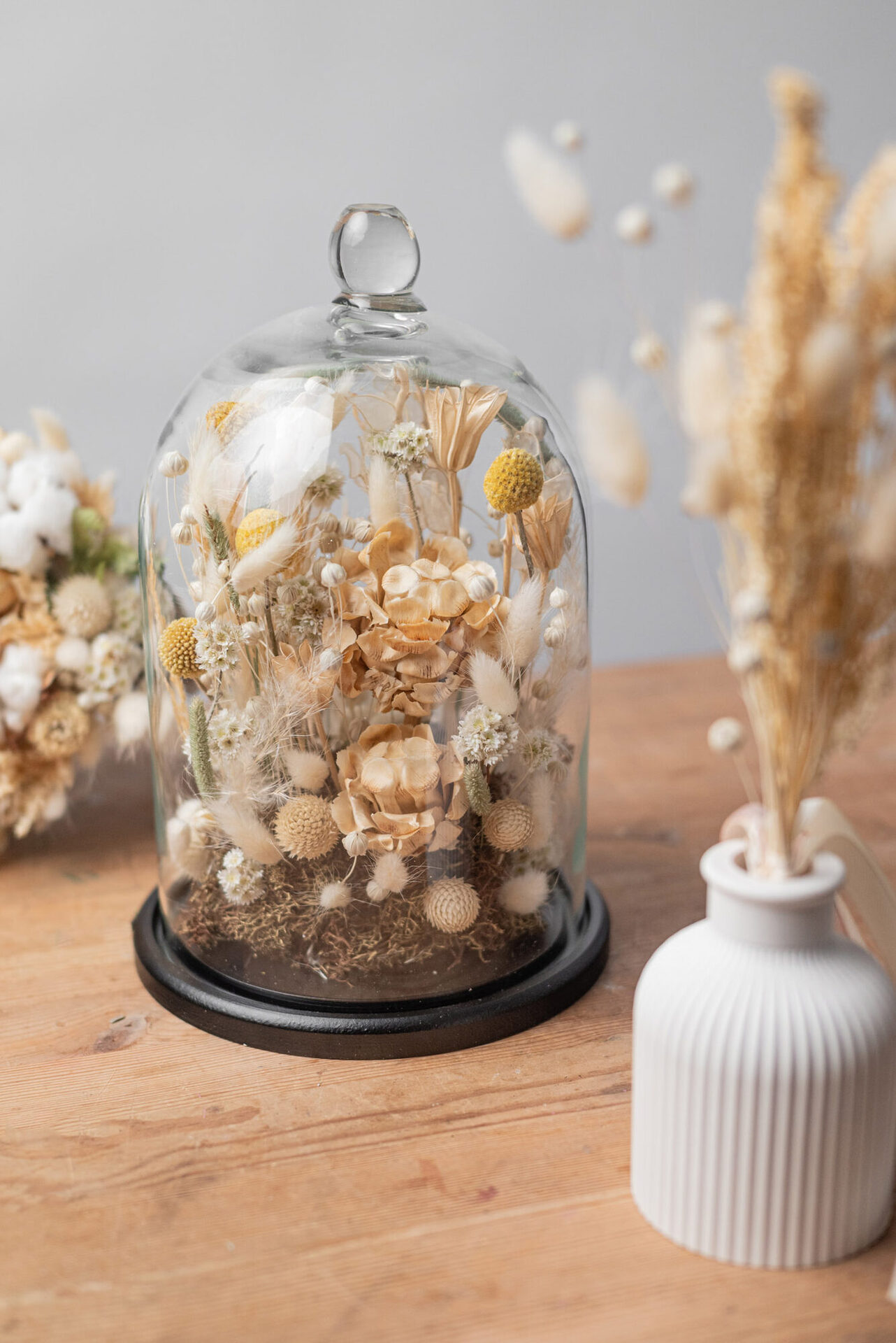 Клош из сухоцветов